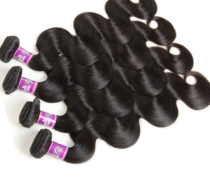 TMC RAW 1Bundle 100% Human Hair Extension Natural Black