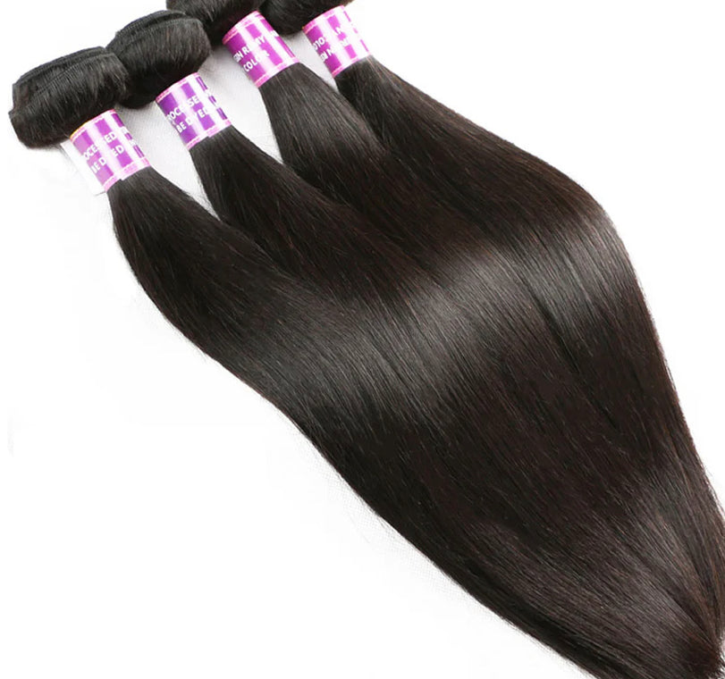 TMC RAW 1Bundle 100% Human Hair Extension Natural Black
