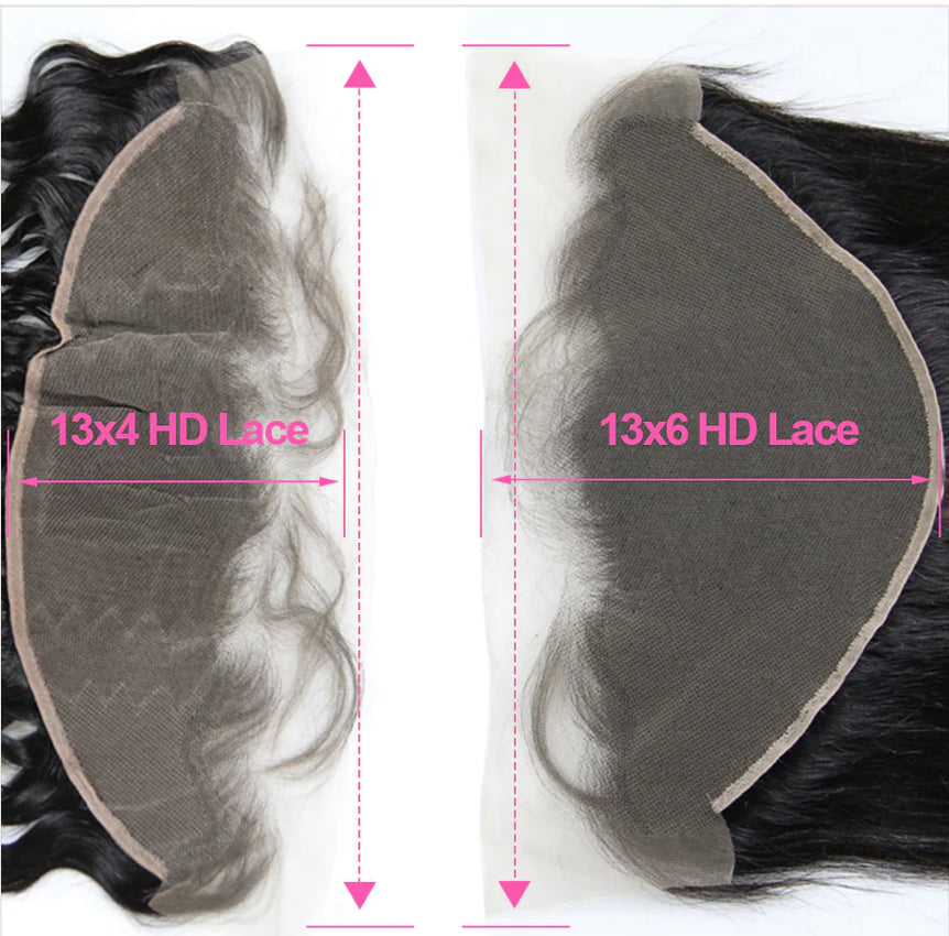 TMC Hair 13x4/13*6 HD Lace Frontal Body Wave Free Part 1piece Natural Black