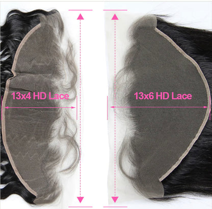 TMC Hair 13x4/13*6 HD Lace Frontal Body Wave Free Part 1piece Natural Black